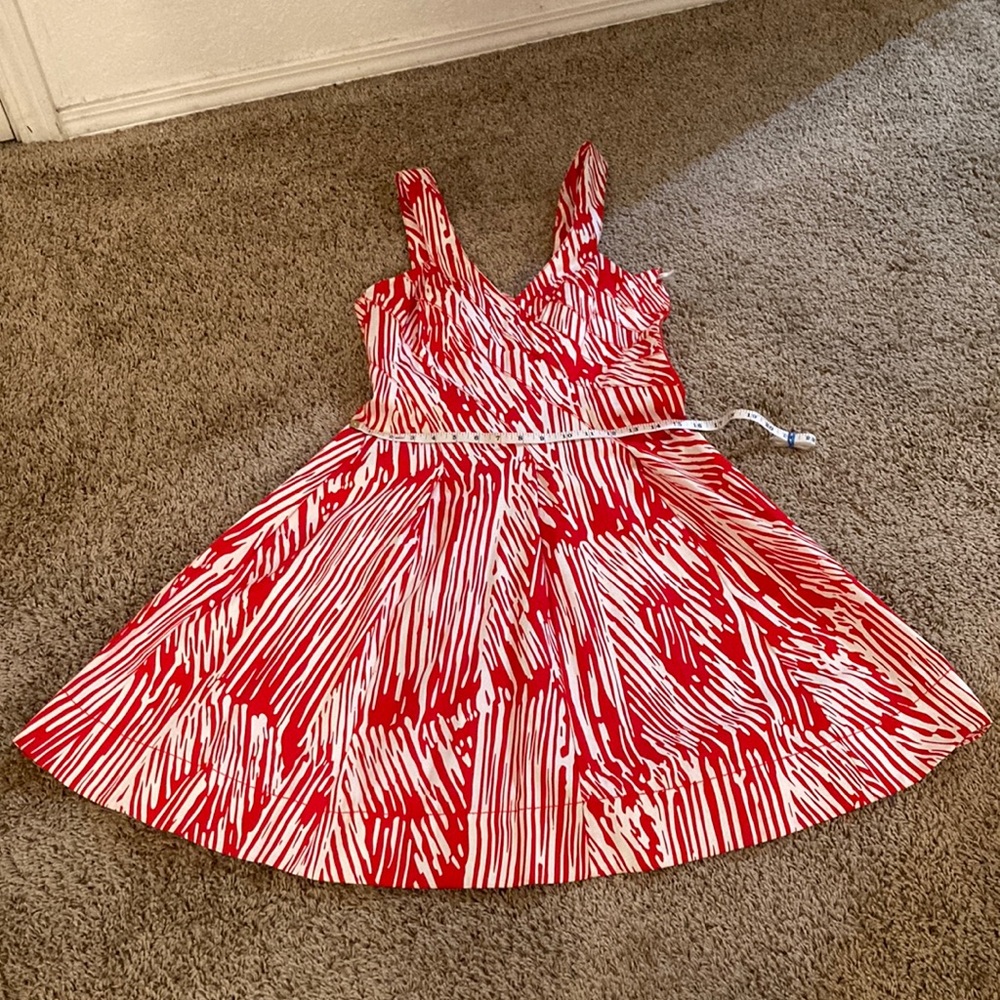 Red and white Calvin Klein dress size 2